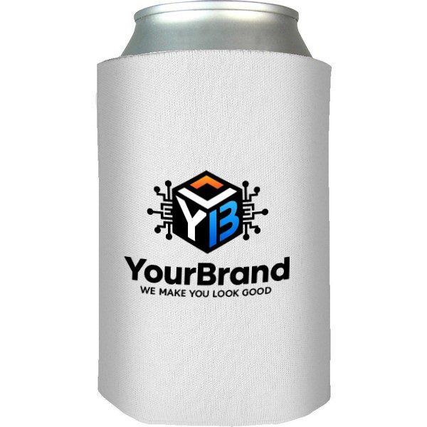 American Made Full Color Can Cooler with sample YourBrand logo imprint