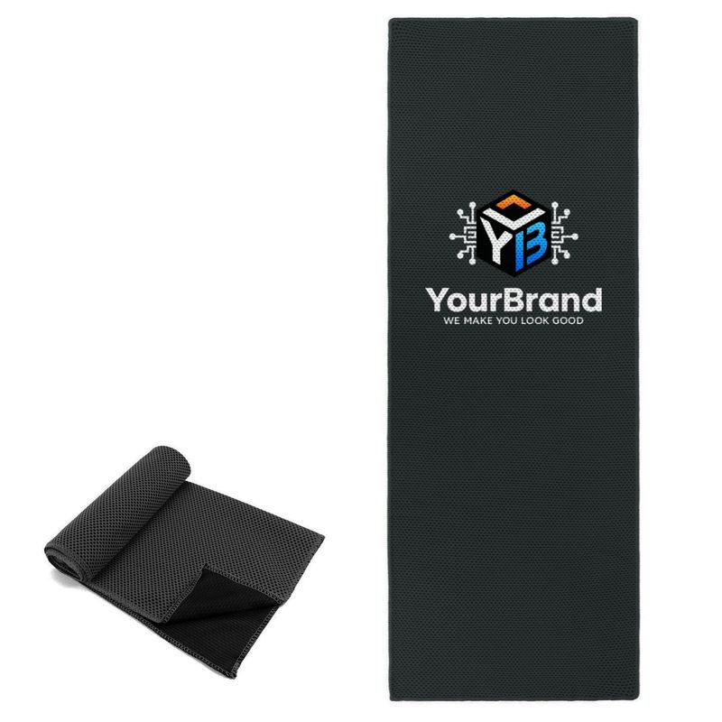 Cooling Towel with sample YourBrand logo imprint