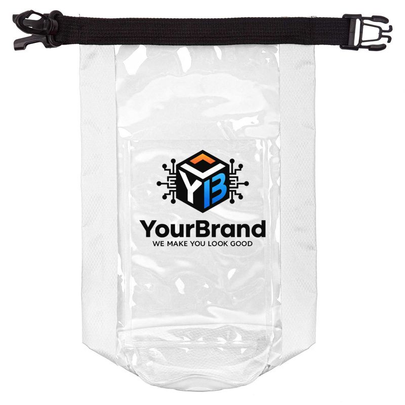 2.5L Eco Waterproof Dry Bag with sample YourBrand logo imprint