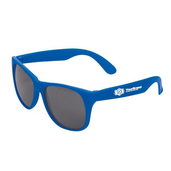 Single Color Matte Sunglasses with sample YourBrand logo imprint